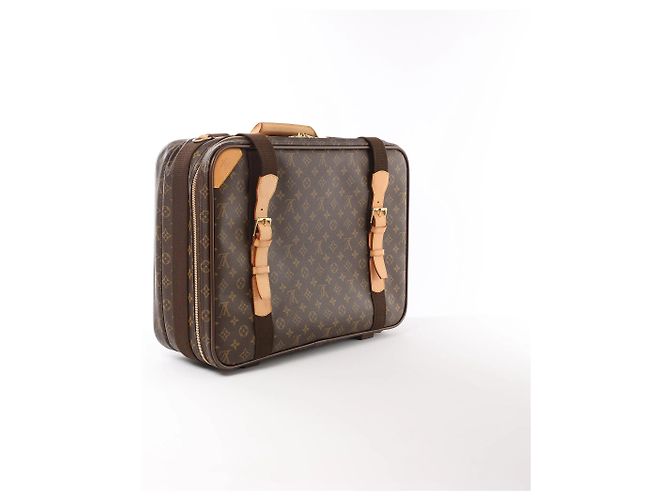 Borsa da viaggio Louis Vuitton Satellite 50 in tela Monogram marrone Beige - vista 2