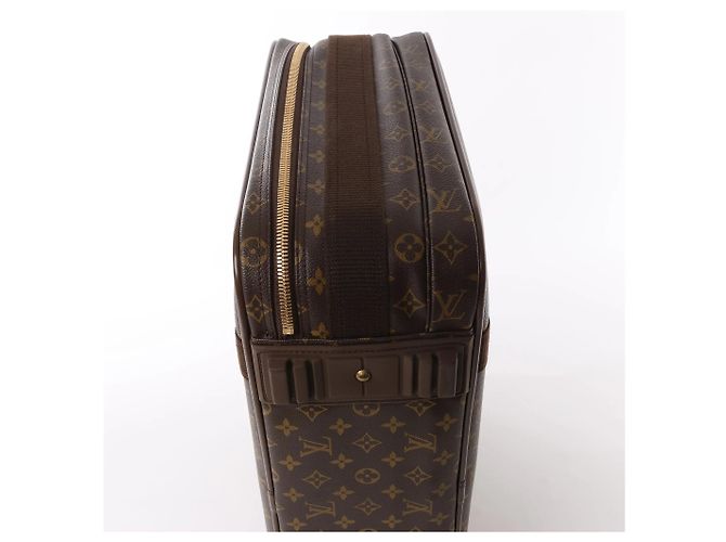 Borsa da viaggio Louis Vuitton Satellite 50 in tela Monogram marrone Beige - vista 6