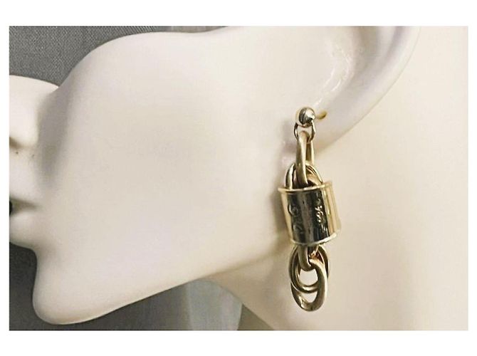 Orecchini Dolce & Gabbana Acciaio Placcato Oro Lingotto D'oro - vista 5