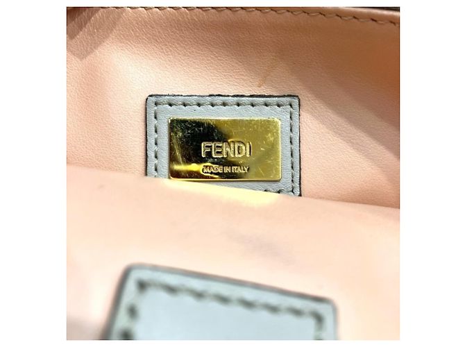 Borsa Fendi Petite Toujours Bianco Beige - vista 4