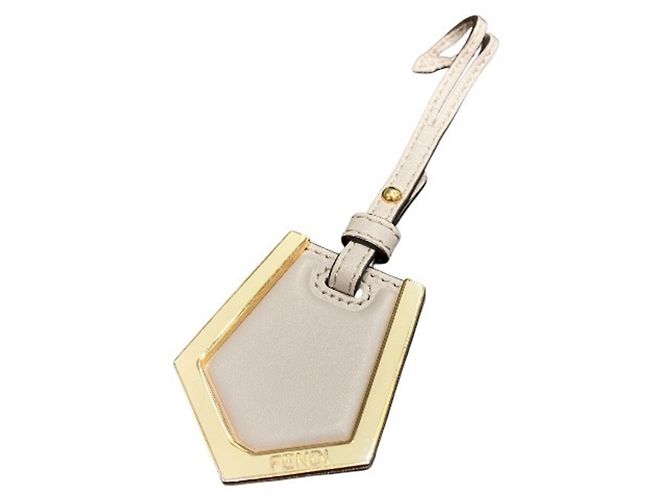 Borsa Fendi Petite Toujours Bianco Beige - vista 5