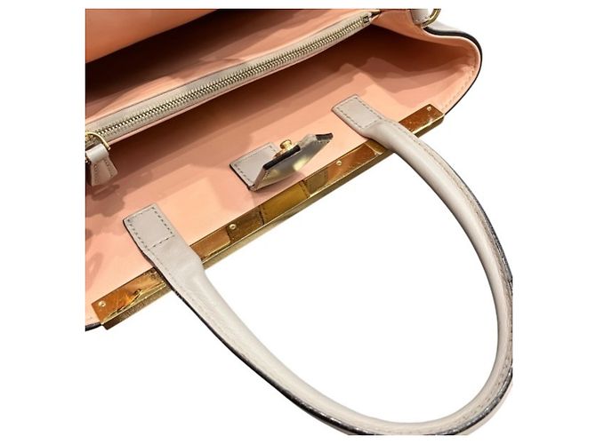 Borsa Fendi Petite Toujours Bianco Beige - vista 9