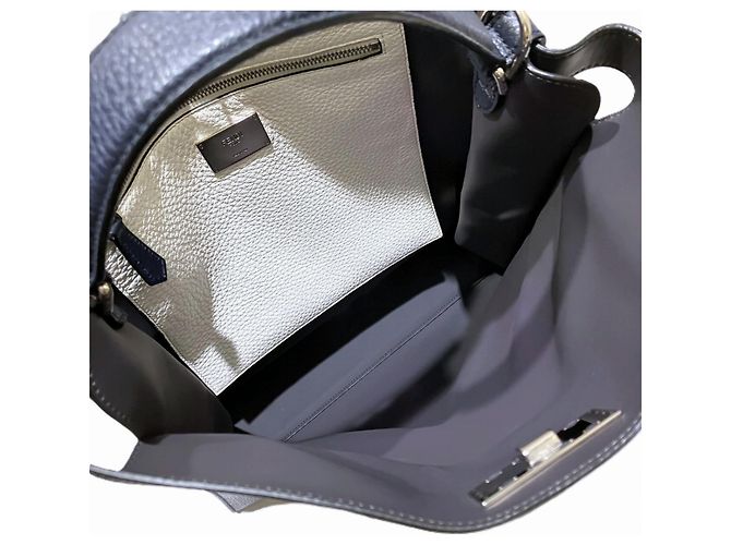 Borsa a tracolla Fendi Peekaboo X-Lite Fit Blu navy - vista 6