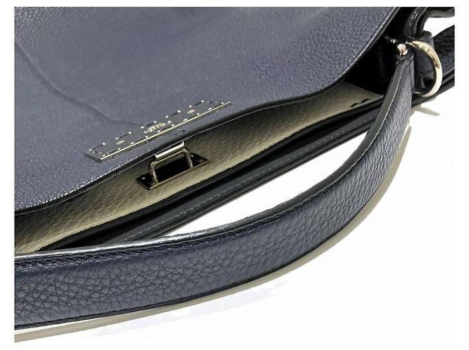 Borsa a tracolla Fendi Peekaboo X-Lite Fit Blu navy - vista 8