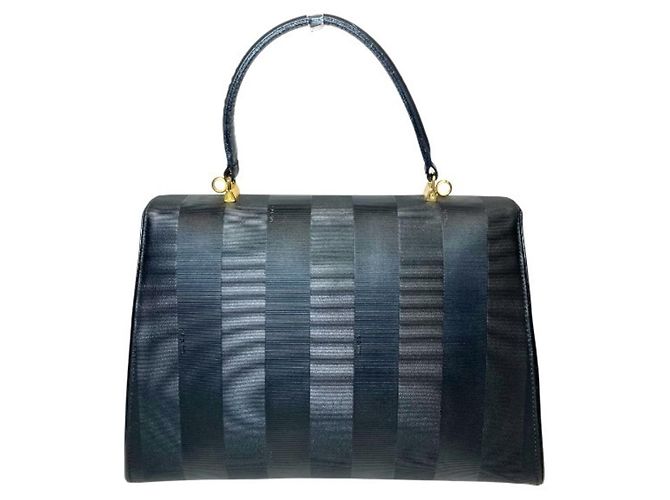 Fendi Pequin 2-way Handbag Black - view 2