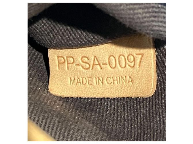 Céline Celine Mini Boston Handtasche mit Macadam-Muster Braun - Ansicht 9