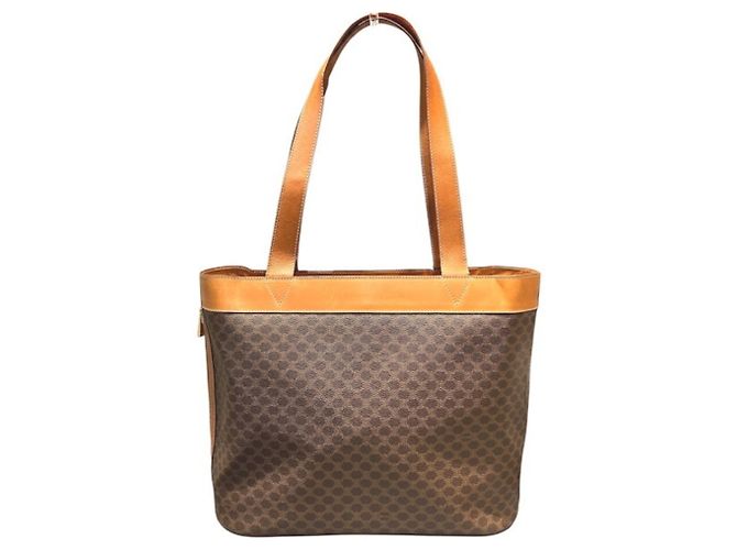 Céline Borsa Tote Celine Macadam Marrone da Donna - vista 2