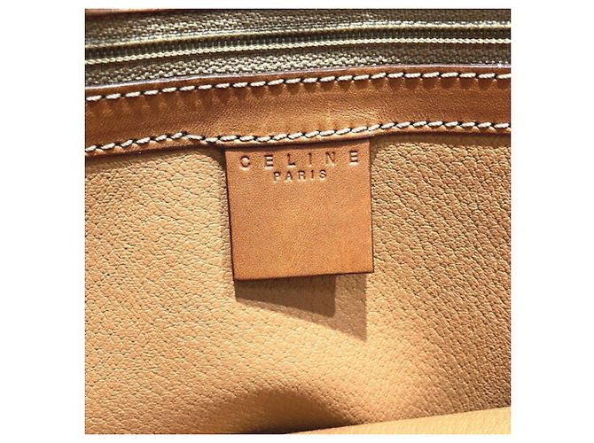 Céline Borsa Tote Celine Macadam Marrone da Donna - vista 4