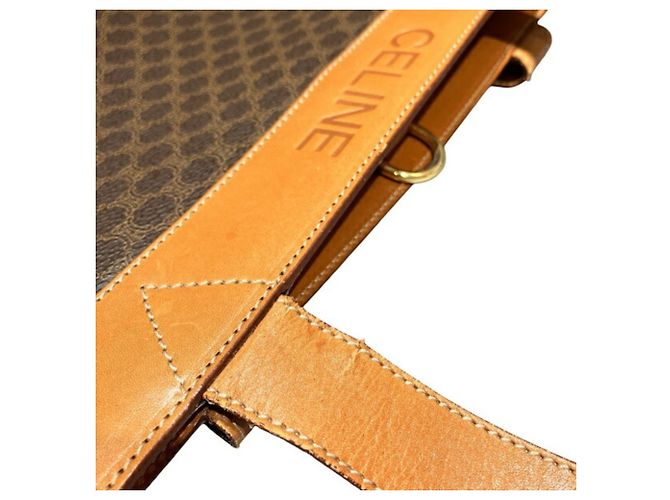Céline Borsa Tote Celine Macadam Marrone da Donna - vista 8