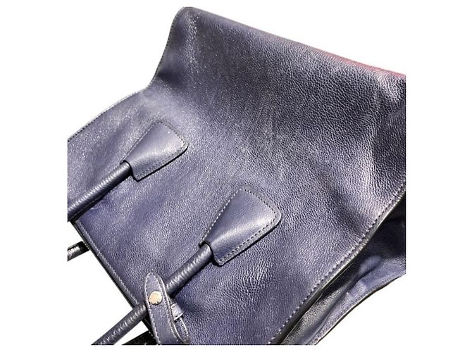 Borsa Tote Prada Vitello Daino Navy da donna Blu navy - vista 8