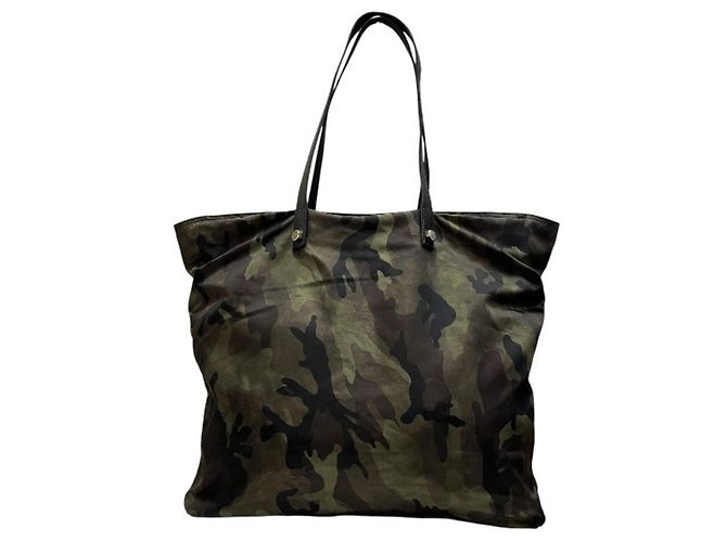 Borsa Prada VA0883 Nylon Camouflage Borsa Tote Borsa a tracolla per uomo e donna Nero Cachi - vista 2