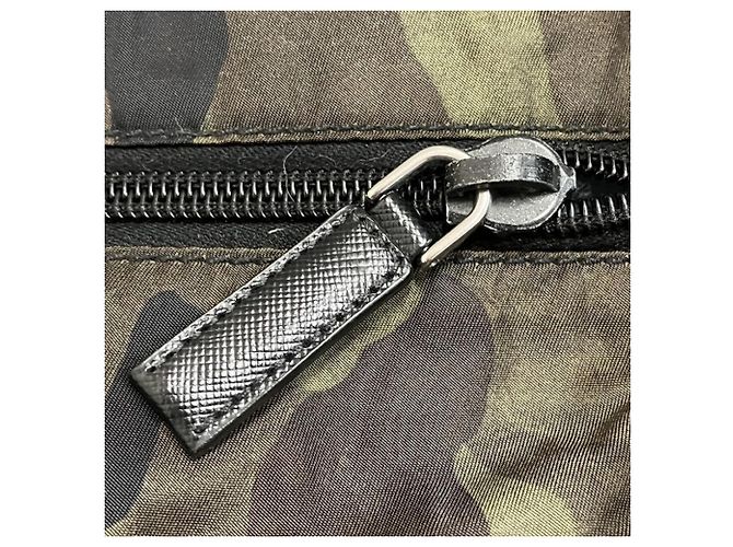 Borsa Prada VA0883 Nylon Camouflage Borsa Tote Borsa a tracolla per uomo e donna Nero Cachi - vista 8