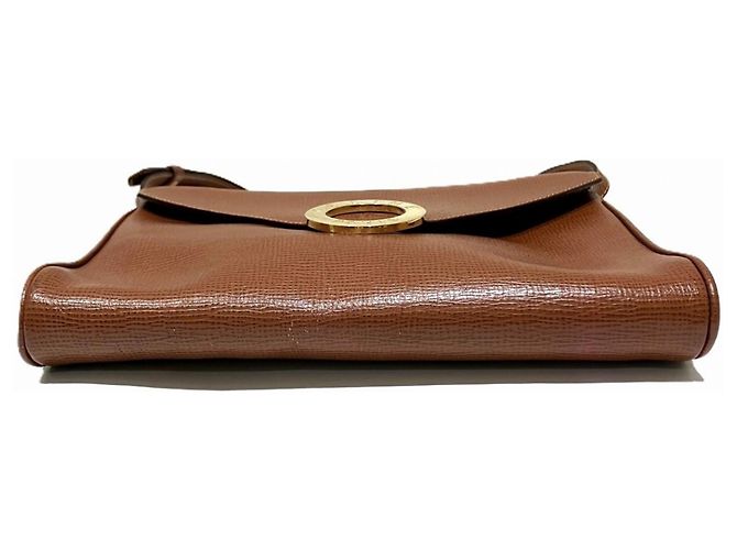 Céline Borsa a tracolla in pelle Celine Marrone - vista 3