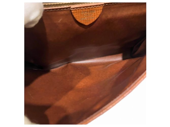 Céline Borsa a tracolla in pelle Celine Marrone - vista 5