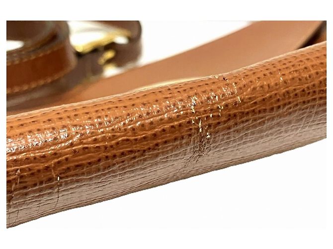 Céline Borsa a tracolla in pelle Celine Marrone - vista 7