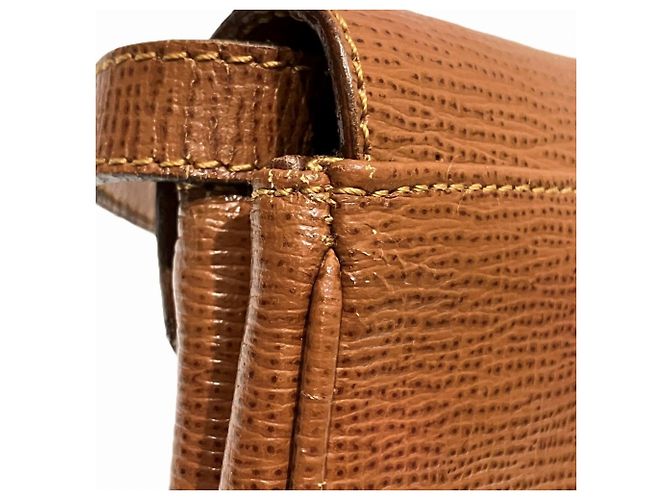 Céline Borsa a tracolla in pelle Celine Marrone - vista 8