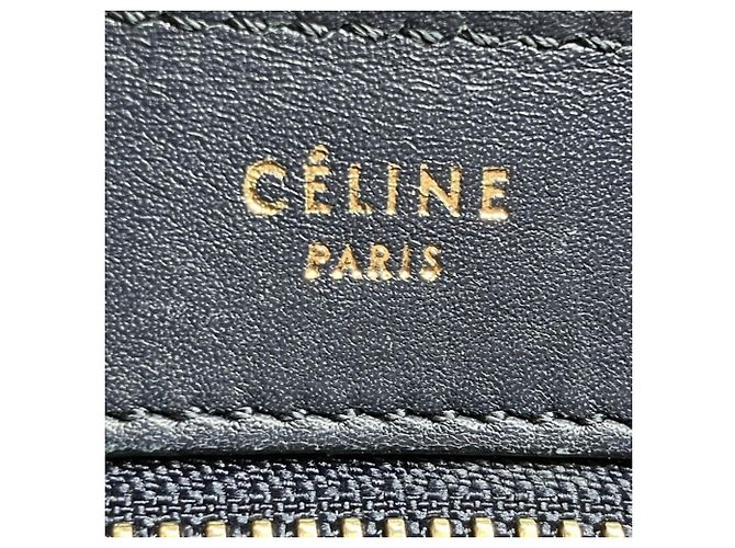 16 Céline Borsa a 2 modi / Borsa a tracolla Celine Trapeze Verde Blu navy - vista 4