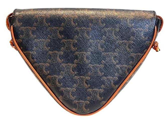 Céline Celine Triomphe Triangle Handtasche Braun - Ansicht 2