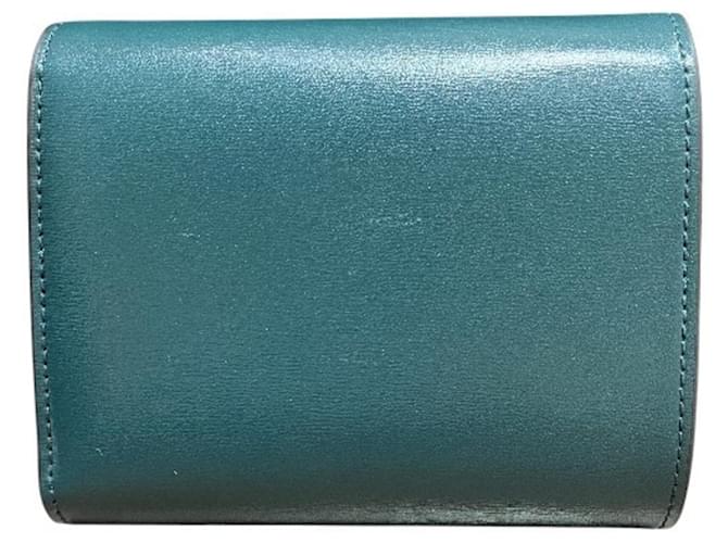 Céline Cartera compacta con solapa Celine Triomphe Verde - vista 2