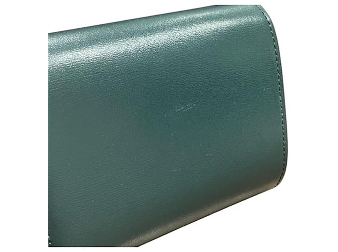 Céline Cartera compacta con solapa Celine Triomphe Verde - vista 6