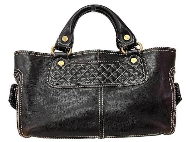 Céline Borsa a mano Celine Black Boogie Bag Nero - vista 2