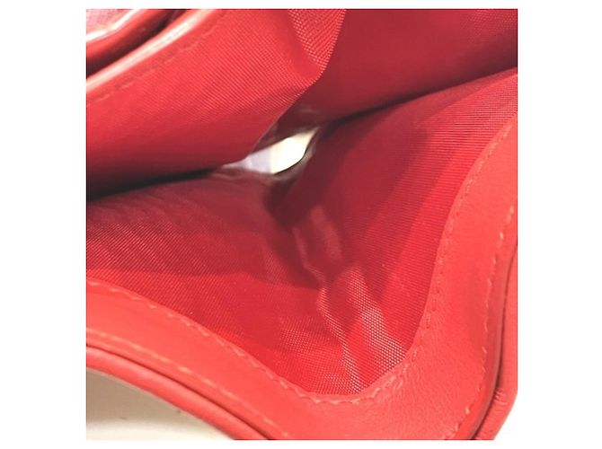 Christian Dior Dior Cartera Bi-fold Cannage Roja - vista 7