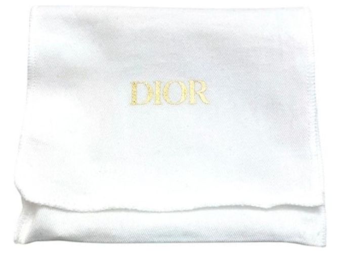 Carteira dobrável de couro azul Christian Dior - vista 5