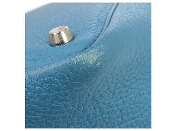 Hermès Bolso Picotin Hermes Clemence PM Azul - vista 4