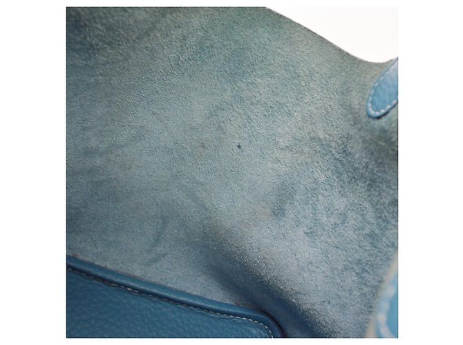 Hermès Bolso Picotin Hermes Clemence PM Azul - vista 6