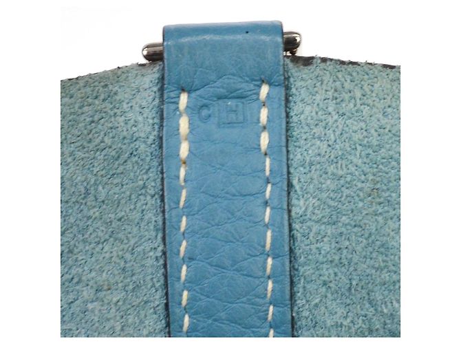 Hermès Bolso Picotin Hermes Clemence PM Azul - vista 7