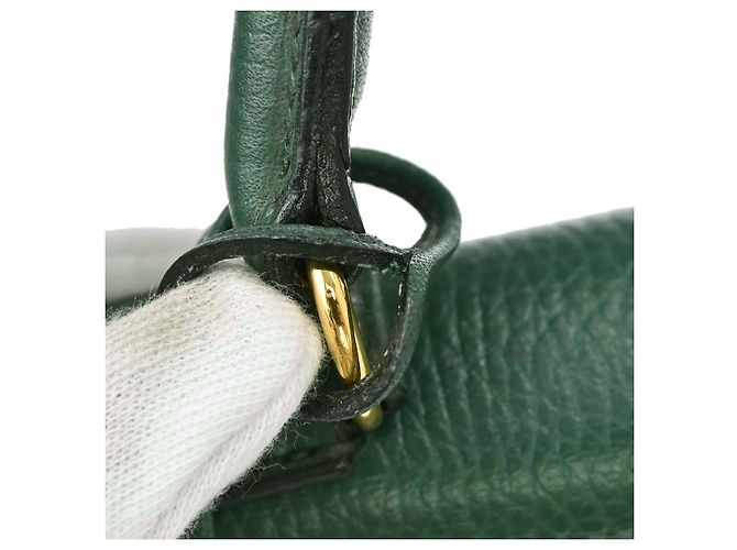 Hermès Hermes Kelly 2 Way Taurillon Clemence Verde - vista 5