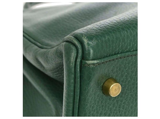 Hermès Hermes Kelly 2 Way Taurillon Clemence Verde - vista 6