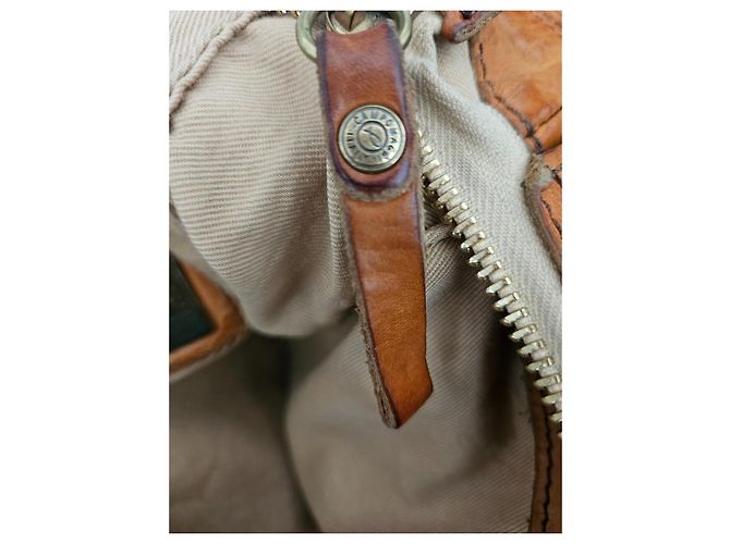 Borsa a tracolla Campomaggi in pelle marrone - vista 11