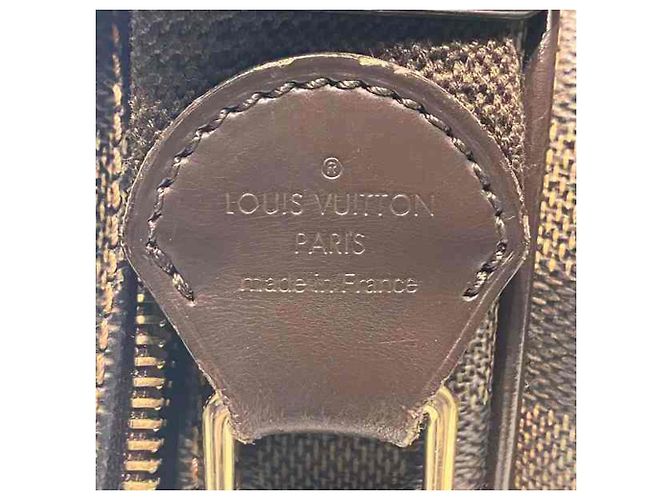 Borsa Louis Vuitton Damier Reporter PM Marrone - vista 4