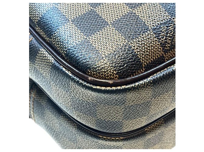 Borsa Louis Vuitton Damier Reporter PM Marrone - vista 5
