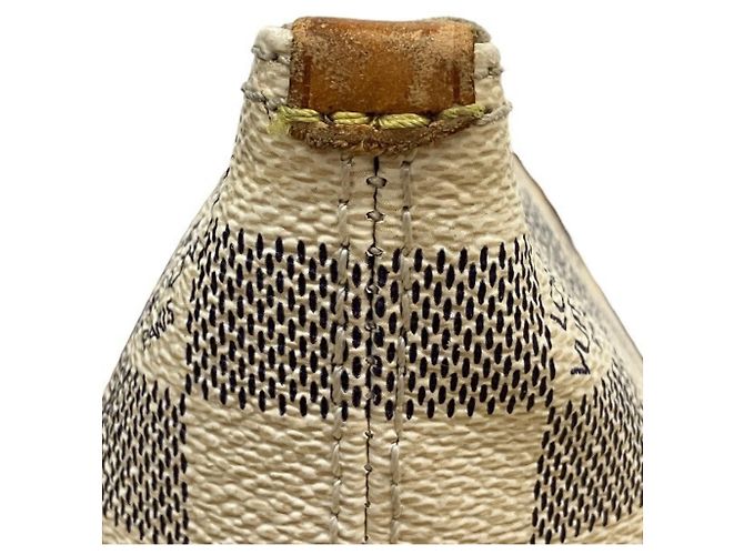 Borsa Louis Vuitton Damier Azur Saleya PM Bianco - vista 4