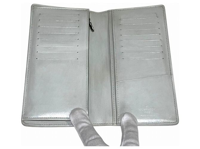 Louis Vuitton Damier Infini Portefeuille Brazza NM Long Wallet Bianco - vista 3