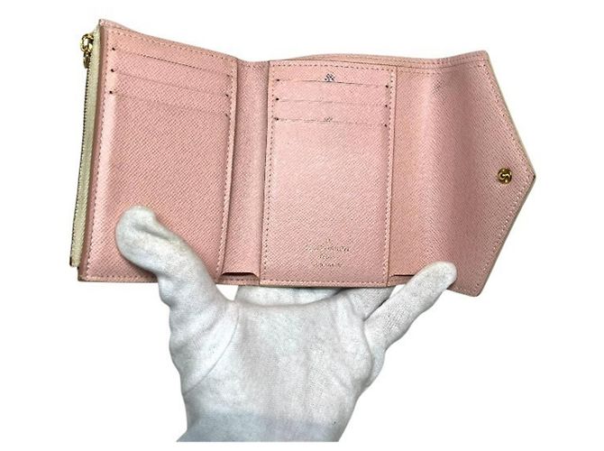 Louis Vuitton Damier Azur Portefeuille Victorine Portemonnaie Pink - Ansicht 3