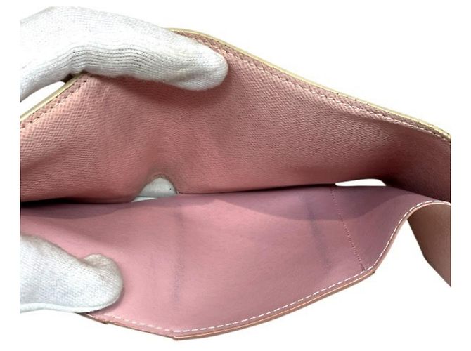 Louis Vuitton Damier Azur Portefeuille Victorine Portemonnaie Pink - Ansicht 6