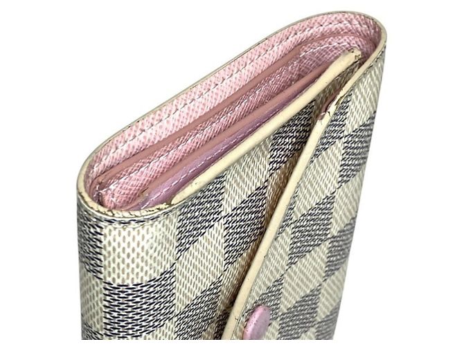 Louis Vuitton Damier Azur Portefeuille Victorine Portemonnaie Pink - Ansicht 8