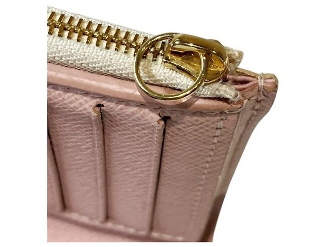 Louis Vuitton Damier Azur Portefeuille Victorine Portemonnaie Pink - Ansicht 9