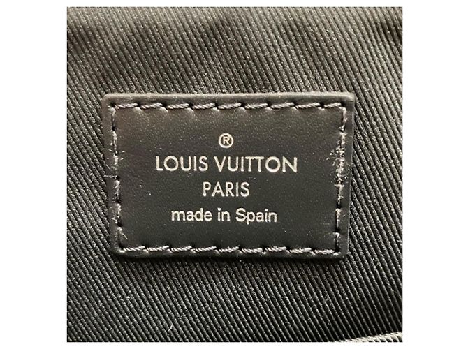 Borsa Louis Vuitton Damier Graphite District PM Nero - vista 4