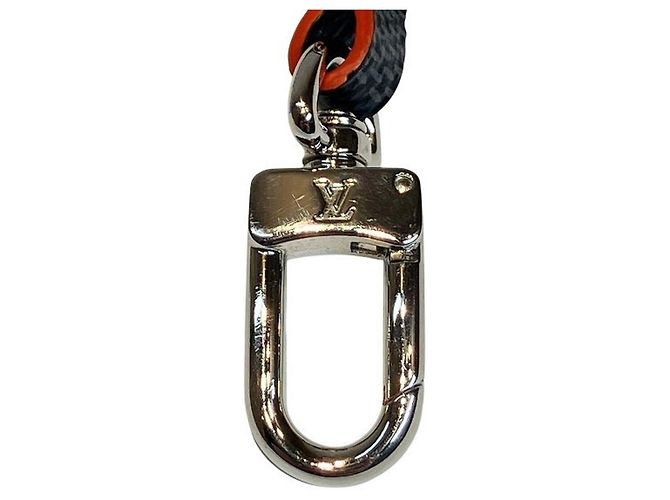 Bracciale Charm Louis Vuitton Damier Graphite Nero Blu - vista 2