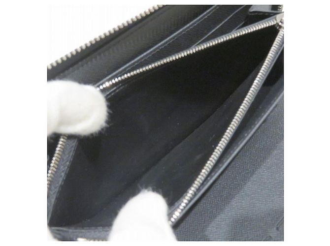 Louis Vuitton Damier Graphite Zippy Organizer NM N60111 Long Wallet Nero - vista 6