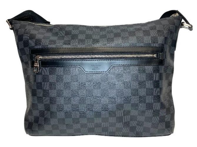 Borsa Louis Vuitton Damier Graphite Mick MM Nero - vista 2