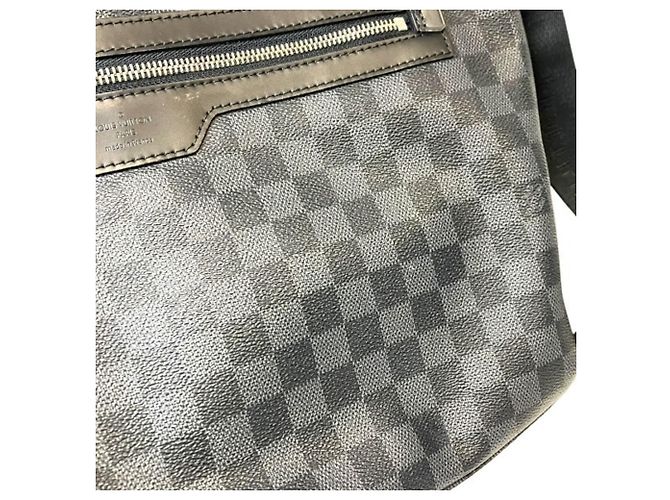 Borsa Louis Vuitton Damier Graphite Mick MM Nero - vista 9