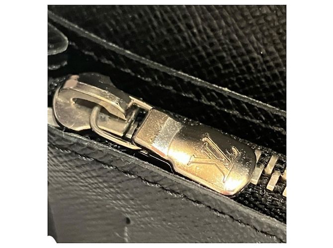 Louis Vuitton Damier Graphite Portefeuille Brazza Nero - vista 6
