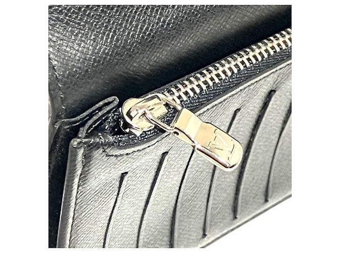 Portafoglio bi-fold Louis Vuitton Damier Graphite Columbus Nero - vista 6