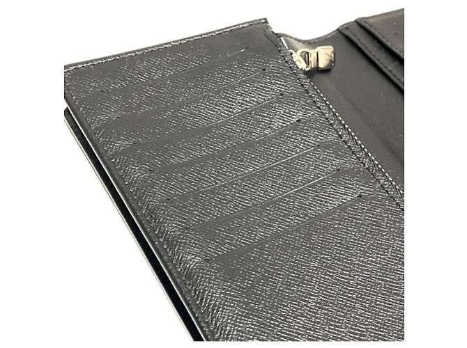Portafoglio bi-fold Louis Vuitton Damier Graphite Columbus Nero - vista 8