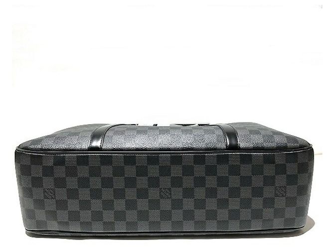 Borsa Louis Vuitton Damier Graphite Yorn Nero - Ansicht 3
